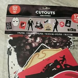 New 12 Package Horror movie Halloween Cutouts